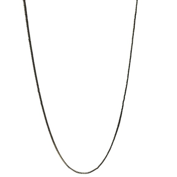 Elegant Gold Tone Braided Chain Necklace Minimalist Classic Fashion Jewelry - Picture 1 of 5